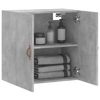 Wandkast 60x31x60 cm bewerkt hout betongrijs 4