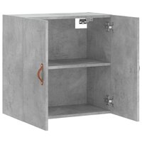 Wandkast 60x31x60 cm bewerkt hout betongrijs 6