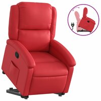 Sta-op-stoel kunstleer rood 2
