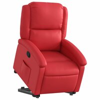 Sta-op-stoel kunstleer rood 3