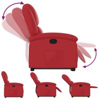 Sta-op-stoel kunstleer rood 7