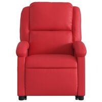 Sta-op-stoel kunstleer rood 9