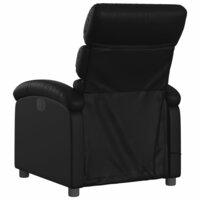 Massagestoel van zwart kunstleer 6