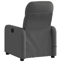 Massagestoel in donkergrijze stof 4