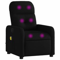 Massagestoel met zwarte stof 2