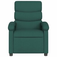 Massagestoel verstelbaar stof donkergroen 5