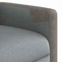 Massagestoel verstelbaar stof lichtgrijs 9