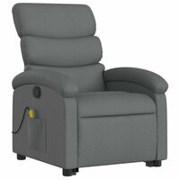 Sta-op-massagestoel verstelbaar stof donkergrijs 4
