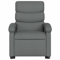 Sta-op-massagestoel verstelbaar stof donkergrijs 9