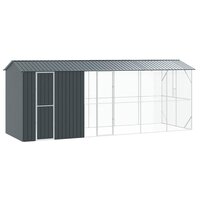 Vogelkooi Antraciet 645 x 208 x 247 cm Gegalvaniseerd staal 2