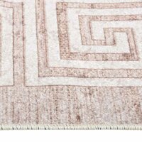Vloerkleed wasbaar anti-slip 80x150 cm beige 3