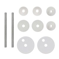 Toiletbril van MDF met porselein dessin  8