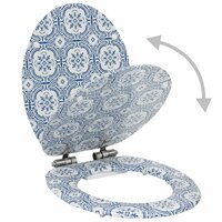 Toiletbril met soft-close deksel porselein MDF 2