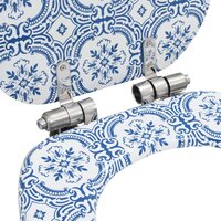 Toiletbril met soft-close deksel porselein MDF 6