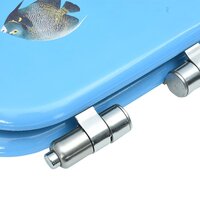 Toiletbril met soft-close deksel diepzee MDF 9