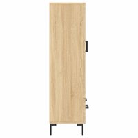 Hoge kast 69,5x31x115 cm bewerkt hout sonoma eikenkleurig 7