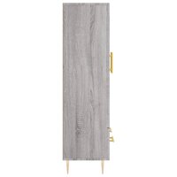 Hoge kast 69,5x31x115 cm bewerkt hout grijs sonoma eikenkleurig 7