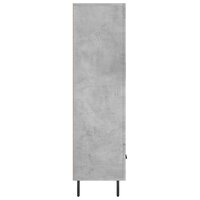 Hoge kast 69,5x31x115 cm bewerkt hout betongrijs 7