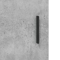Hoge kast 69,5x31x115 cm bewerkt hout betongrijs 9