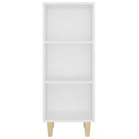 Dressoir 34,5x32,5x90 cm bewerkt hout wit 5
