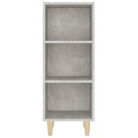 Dressoir 34,5x32,5x90 cm bewerkt hout betongrijs 5