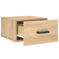 Nachtkastje wandgemonteerd 35x35x20 cm sonoma eikenkleurig 6