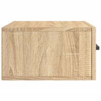 Nachtkastje wandgemonteerd 35x35x20 cm sonoma eikenkleurig 7