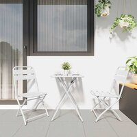 Bistroset 3 pcs Wit Staal 4