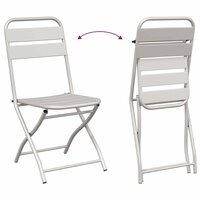Bistroset 3 pcs Beige Staal 9