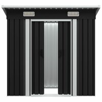 Tuinschuur staal antraciet 3