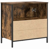 Badkamerkast 60x34,5x60 cm gerookt eikenkleurig 8