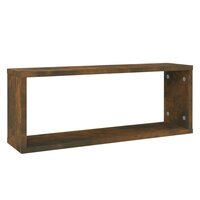 Wandschappen kubus 2 st 60x15x23 cm bewerkt hout gerookt eiken 3