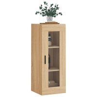 Wandkast 34,5x34x90 cm sonoma eikenkleurig 4