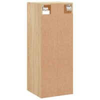 Wandkast 34,5x34x90 cm sonoma eikenkleurig 9