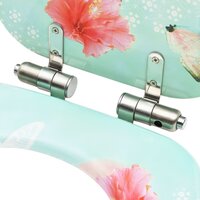 Toiletbril met soft-close deksel flamingo MDF 7