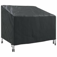 Tuinstoelhoes Zwart 96 x 79 x 74 cm 600D oxford stof 2