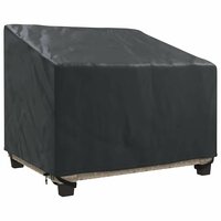 Tuinstoelhoes Zwart 96 x 79 x 74 cm 600D oxford stof 3