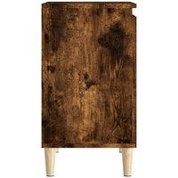 Wastafelkast 58x33x60 cm bewerkt hout gerookt eikenkleurig 8