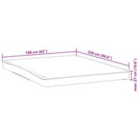 Matrasbeschermer waterdicht 160x220 cm wit 7