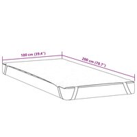 Matrasbeschermer waterdicht 100x200 cm wit 7