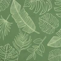 Stoelkussens 2 st bladpatroon 40x40x7 cm stof 8