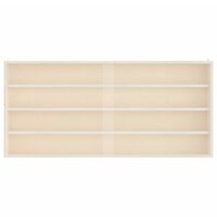 Houten vitrinekast met deuren 80x8,5x37cm 5