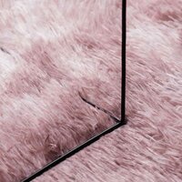 Hoogpolig vloerkleed NAVARRA 120x170 cm polyester stoffig roze 7