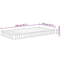 Schuimmatras middelzacht 120x200 cm 9