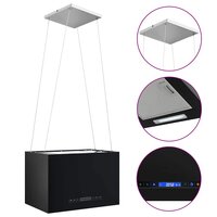 Afzuigkap hangend met aanraaksensor LCD 55 cm staal 2