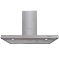 Afzuigkap plat 900 mm roestvrij staal 3