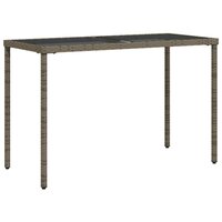 5-delige Tuinset met kussens poly rattan grijs 8