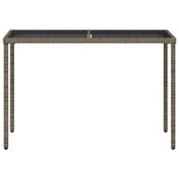 5-delige Tuinset met kussens poly rattan grijs 9