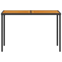5-delige Tuinset met kussens poly rattan zwart 9