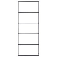 Handdoekenrek 45x10x115 cm staal zwart 3